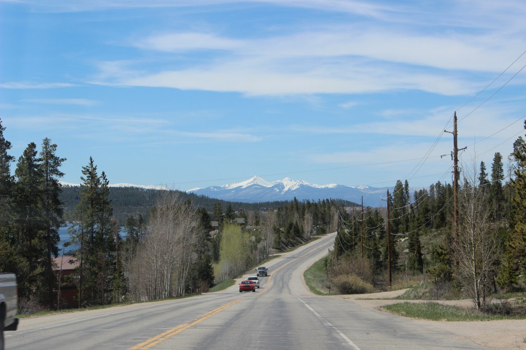 Driving out of Grand Lake