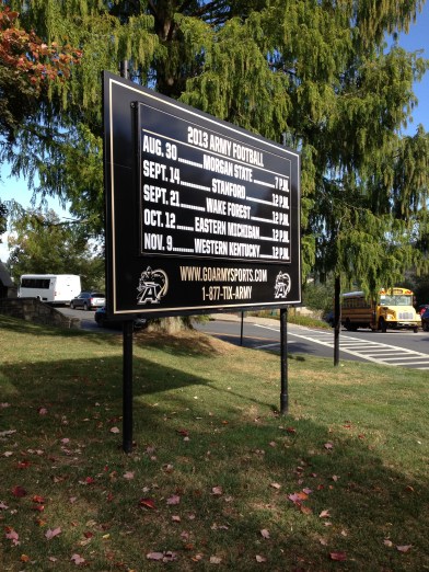 We cheered loudly for the West Point team, such a great east coast college experience. 