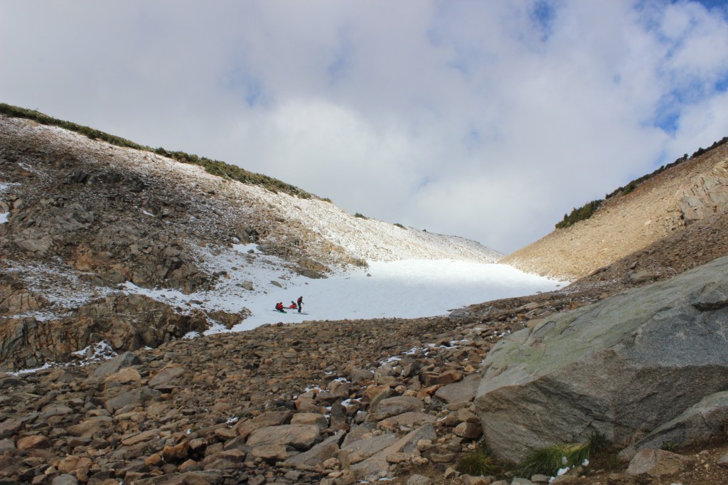 That, my friends, is a glacier. With people skiing on it. In 70* weather. Normal.